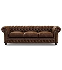 Valencia Artisan Full Leather Loveseat Sofa 66”| Pure Full Italian Nappa Leather Couch, Solid Wood Accent, Ultimate Comfort, Black