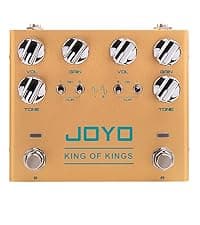 JOYO Bass Guitar Pedals High Gain Overdrive Effect Pedal with Independent Mid Frequency and Gain Boost for Bassist Electric Guitar Bass (DOUBLE THRUSTER R-28)