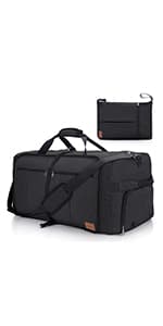 Urtala 120L Foldable Collapsible Waterproof Travel Duffel Bag for Men and Women with Shoe Compartment