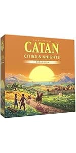 CATAN Board Game (6th Edition) Trade, Build & Settle in the Classic Strategy Game for Family, Kids & Adults, Ages 10+, 3-4 Players, 60-90 Min Playtime