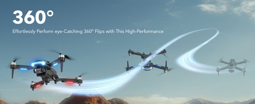 Contixo F19 Drone With 1080p HD FPV Camera, 20 Min Flight 360° Flips Brushless Motor RC Quadcopter With Altitude Hold, Obstacle Avoidance, Follow Me For Novice Beginner's Kids And Adults, 2 Batteries