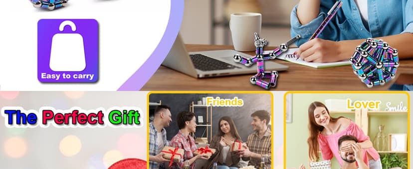 Fidget Pen Gifts For Teenage Girls - Magnetic Pen Cool Gadgets Teen Boys Gift Ideas - Magnet Pens Cool Things For Adults Kids Teen - Best Gift For 10 11 12 13 14 15 Year Old Boy - Novelty Toy For 8-12