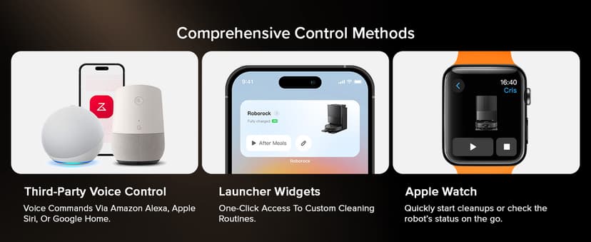 roborock Qrevo S5V Robot Vacuum and Mop, FlexiArm Edge Mopping, 12,000Pa Suction, Dual Zero-Tangle System, Smart Obstacle Avoidance, 10mm Mop Lifting, Auto Mop Washing&Drying, Self-Emptying&Refilling