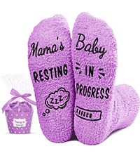 HAPPYPOP Pregnant Mom Gifts - Maternity Socks for Expectant Mothers, Thoughtful Choices for IVF Journeys B0CPXZW417