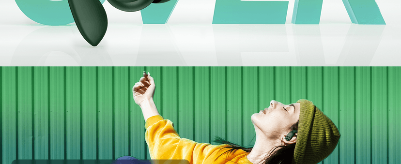 PocBuds Bluetooth Headphones Wireless Earbuds 80hrs Playtime Wireless Charging Case Digital Display Sports Ear Buds with Earhook Deep Bass IPX7 Waterproof Over-Ear Earphones for TV Phone Laptop Olive