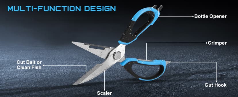 Fillet Knife Kit Combo, Fishing Knives and Honing Rod, Ultra-Sharp G4116 German Stainless Steel, Non-Slip Handle, Durable Storage Bag, Fishing Gifts for Men