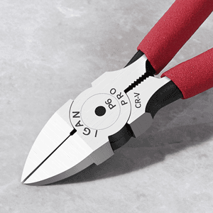 IGAN-P6 6-inch Ultra Sharp & Powerful Side Cutter Clippers with Longer Flush Cutting Edge, Ideal Wire Snips for Crafting, Floral, Electrical & Any Clean Cut Needs B087P191LP