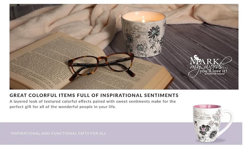 Pavilion Gift Company Mark My Words Sister In Law Floral Butterfly Coffee Tea Mug, Large, Purple,591 milliliters