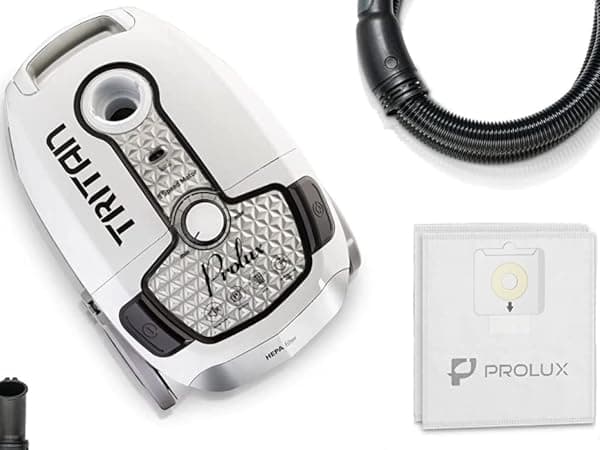 Prolux Tritan Bagged Canister Vacuum Cleaner with Sealed HEPA Filtration, 5-Speed Motor, Best Rated Canister for Pet Hair and Home Cleaning