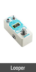 Donner Compressor Pedal, Ultimate Comp 2 Modes Compression Effect Pedal Pure Analog for Electric Guitar and Bass True Bypass