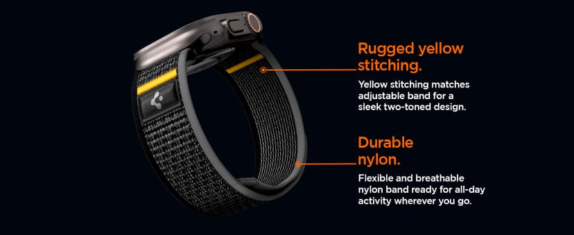 Spigen for Apple Watch Band, Athlex Air Compatible with Ultra 3/2/1 49mm, Series 11/10 46mm, 9/8/7 45mm, SE3/SE2/SE/6/5/4 44mm, 3/2/1 42mm
