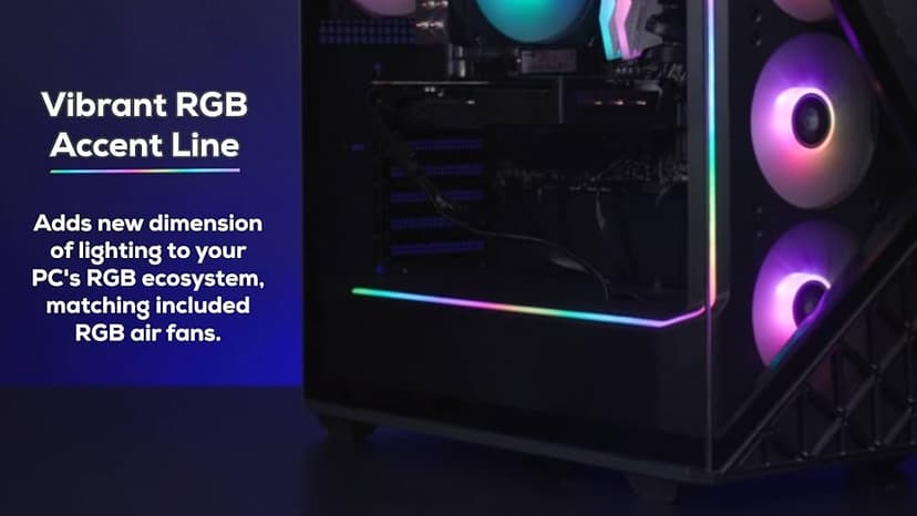 iBUYPOWER Slate Gaming PC Desktop Intel Core Ultra 7 265F CPU, NVIDIA GeForce RTX 5060 8GB GPU, 32GB DDR5 RGB 5200MHz RAM, 1TB NVMe SSD, Windows 11 Home, Computer w/Keyboard and Mouse - SBI7N5603