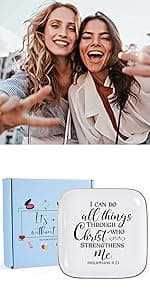 Birthday Gifts for Women Best Friend - to My Bestie Jewelry Dish Trinket Tray, Unique Friendship Gifts for Women Female Friend Christmas Valentines Mother's Day