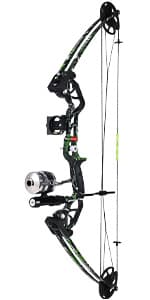 Compound Bow Package for Youth & Adults,Beginners and Women,22.5"-30" Draw Length,10-50 Lbs Draw Weight,290fps,Limbs Made in USA,Hunting Bow Archery Set