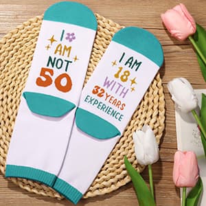 50th Birthday Gifts for Her, Fabulous 50th Birthday Gifts for Women, Cool Turning 50 Year Old Gifts 1975 Gifts, Unique Happy 50th Birthday Gifts Ideas for Her Mom Sister Friend Wife w/ Canvas Tote Bag