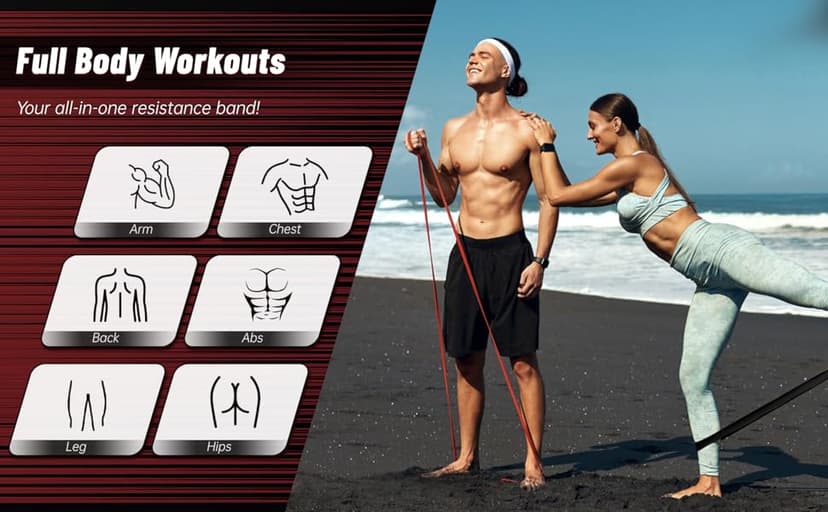 Pull Up Assistance Bands, 5-Level Resistance Bands for Working Out, Pull Up Bands for Men & Women, Exercise Bands for Full-Body Training, Fitness, Physical Therapy, Stretch Workout Bands at Home, Gym