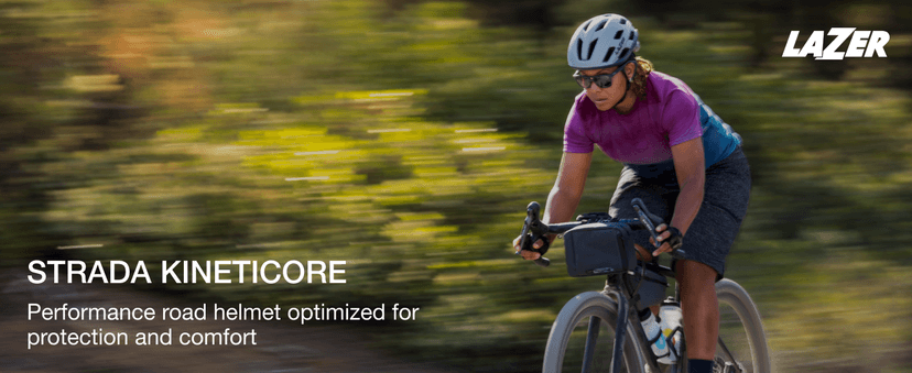 LAZER Strada KinetiCore Bike Helmet, Lightweight Bicycling Gear for Adults, Men & Women’s Cycling Head Gear