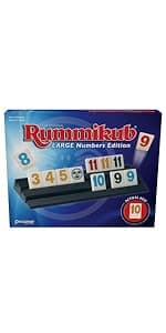Pressman Rummikub - The Original Rummy Tile Game | Exciting Family Game of Strategy and Luck | Promotes STEM Skills | For Kids, Teens, Adults | 2-4 Players, Ages 8+