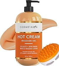 Cosmetasa Sore Muscle Massage Oil for Massage Therapy with Roller - All Natural, Cruelty-Free Massage Oils for Muscle Relaxing & Joint Comfort - Arnica Extract with Lavender & Chamomile Oil (8.8 oz)
