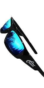 Fishoholic Polarized Fishing Sunglasses UV400 (14 Options) Fishing Gift with Hard Case & Pouch