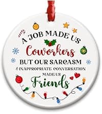 Neighbor Christmas Ornament 2025 - Thoughtful for Neighbors, Meaningful Keepsake Tree Decoration, Thank You Xmas Ornament, Unique Neighbor Gift Idea for Home Décor