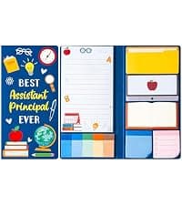 Xqumoi Teaching is A Work of Heart Sticky Notes Set Blackboard Self-Stick Note Pads Teacher Appreciation Gift Writing Memo Pads School Office Supplies
