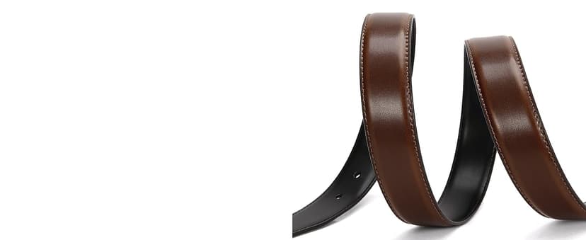 CHAOREN Reversible Belt Men 1 Piece - 1.25" Leather Dress Belt - Trim to Fit for Elegant Style