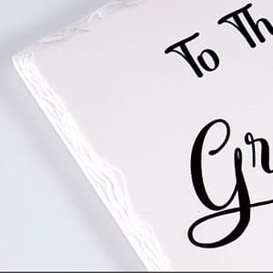 LukieJac Grandparents Gifts from Grandkids Ceramic Plaque for Grandpa & Grandma Gift Ideas Home Decor, Thanksgiving, Christmas, New Year, Grandparents Day, Wedding Anniversary and Birthday Gifts