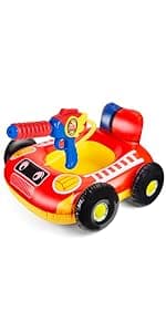 3 Rings Kiddie Pool for Toddler, 48”X12”,Kids Swimming Pool, Inflatable Baby Ball Pit Pool, Small Infant Pool (Blue)