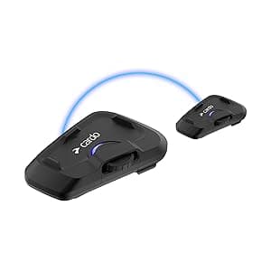 Cardo Systems FREECOM 2X Motorcycle 2-Way Helmet Bluetooth Communication System Headset Intercom, Universal Bluetooth Connectivity, Waterproof, 40mm Speakers - Single Pack