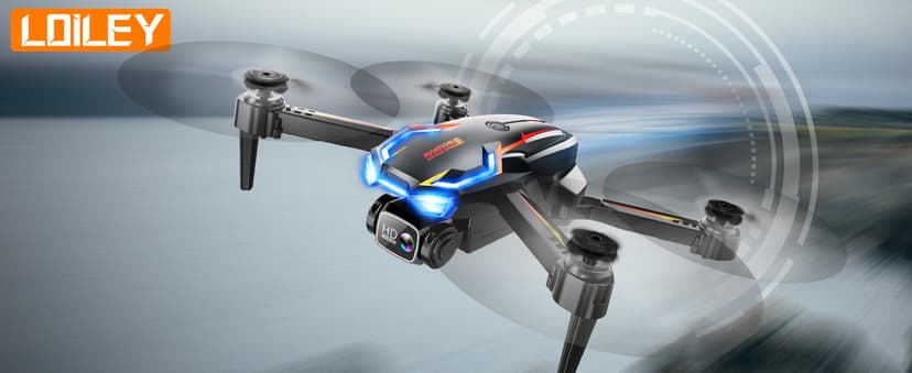 Drone with Camera for Adults, 2K HD FPV Drones with Upgrade Altitude Hold, One-Key Take Off/Landing, Speed Adjustment, Headless Mode, 2 Batteries, Toys Gifts for Teen Boys Girls, Beginner