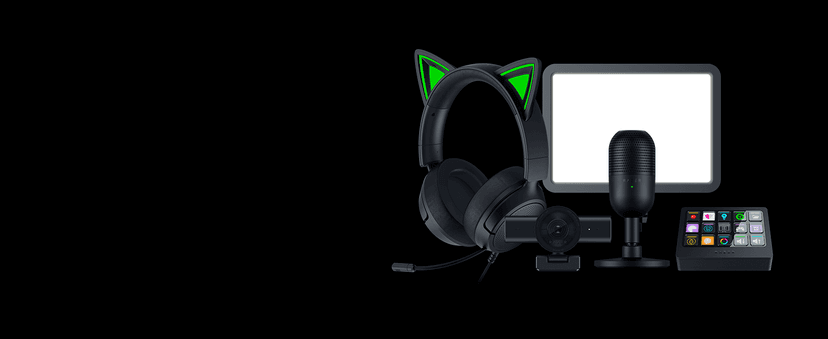 Razer Kiyo V2 X Streaming Webcam: 1440p 60 FPS - Auto Focus - Built-in Microphone - Wide Angle Lense - Integrated Privacy Shutter - Works with OBS, Xsplit, Streamlabs, Discord, Zoom, Teams - Black