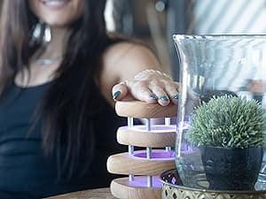 Friendship Lamp FriendLi by Filimin - Subscription Required Wi-Fi LED Light for Long Distance Touch Lamp, Present for Best Friend, Relationship, Family, Unique Gifts, Easy App Setup - Set of 2