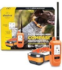 Dogtra PATHFINDER2 MINI Compass Live GPS Dog Tracking & Training System - 4-Mile Range E-Collar Handheld with No Subscription, Offline Maps, GPS Fence, Expandable up to 21 Dogs, for Dogs 15+ lbs