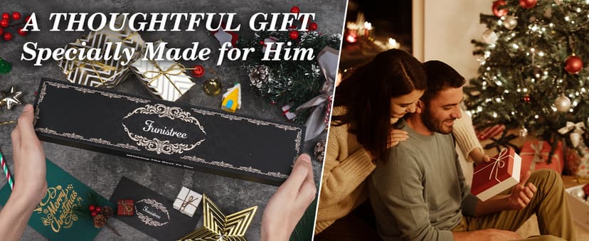 Anniversary Men Gifts for Him Husband, 8 inch Professional German Stainless Steel Chef Knife, Engraved Best Husband Ever Knife Gift, Christmas Anniversary Birthday Gifts for Men Husband