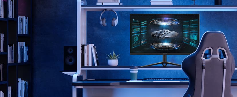 ViewSonic VX2728J-2K 27 Inch 1440p Gaming Monitor, IPS with 180Hz and 0.5ms for Smooth Gameplay, FreeSync Premium and G-Sync Compatible, Eye Care Technology, Advanced Ergonomics, HDMI, and DisplayPort