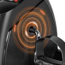 Mini Exercise Bike, AGM Under Desk Bike Pedal Exerciser Foot Cycle Arm & Leg Pedal Exerciser with LCD Screen Displays