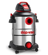 Shop-Vac 5 Gallon 4.5 Peak HP Wet/Dry Vacuum, Stainless Steel Tank, Portable Shop Vacuum with Filter, Hose and Accessories for Garage, Workshop. 5920588