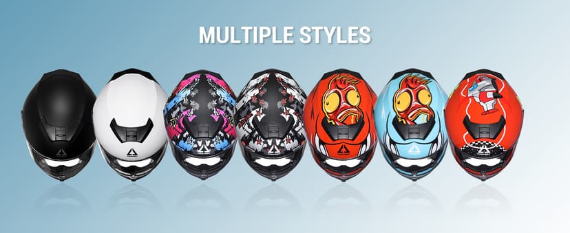 TRIANGLE Kids Motorcycle Helmets Youth Full Face Helmet Lightweight with 2 Visors DOT Approved