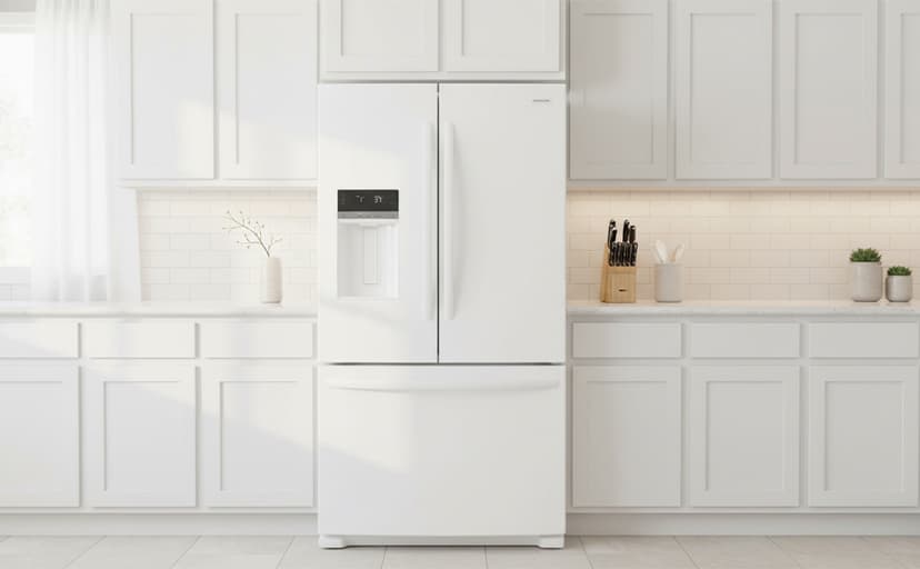 Frigidaire FRFS2823A 36 Inch Wide 27.8 Cu. Ft. French Door Refrigerator with External Ice and Water Dispenser - White