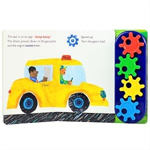 World of Eric Carle, Turn, Crank, Zoom! A STEM Gear Sound Book - PI Kids 1503735990