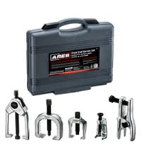 ARES 70923 - Vacuum Brake Fluid Bleeder - 1-Liter Vacuum Fluid Extractor - Hanging Hook and Locking Trigger Allows for Hands Free Operation