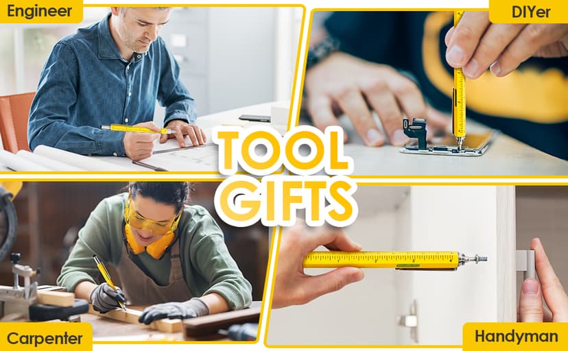 Stocking Stuffers for Men, Gifts for Him, Multitool Pen Christmas Birthday Present, Ideas for Guys Husband Who Have Everything, Tools Cool Gadgets Birthday, White Elephant for Adults Women Dad Grandpa