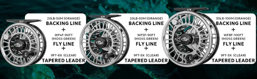 SF SF-003 Pro Fly Fishing Reel for Freshwater,CNC Precision Machining Process,Mid Arbor Design,Smooth Drag System,Lightweight Aluminum Body