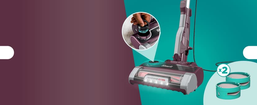 Shark HZ702 Ultralight PetPro Corded Stick Vacuum with PowerFins HairPro Odor Neutralizer Technology, Wine Purple