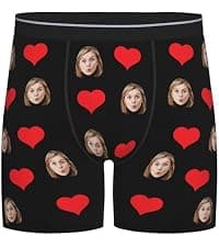Personalized Boxers for Christmas Birthday Gifts Custom Boxers for Woman Men Husband Boyfriend B0DS4D9C7K