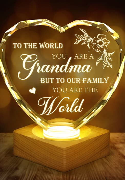 Best Gift to My Bestie 3D Illusion Lamp, to My Best Friend, 3D Crystal Night Light Gift for Bestie's Birthday, Holiday, for Best Friend Sister Girls Women Soft Warm White Colors