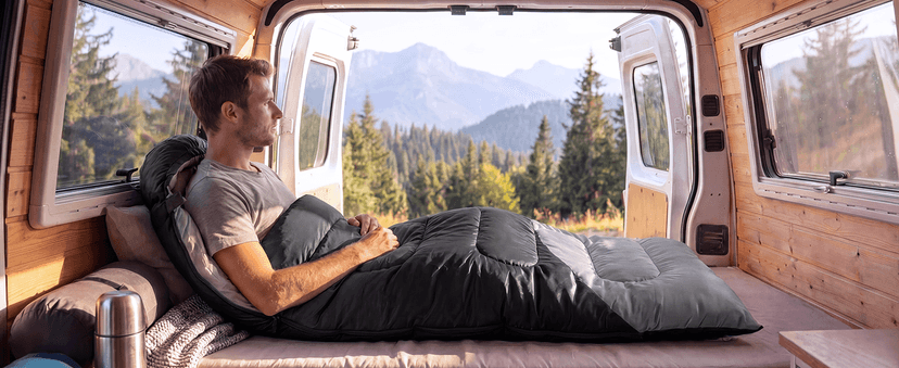Sleeping Bag for Adults Warm Weather, Compact Lightweight Backpacking Sleeping Bag with Compression Sack, Camping Essentials Gear for Hiking Travel Climbing Outdoor & Indoor Use
