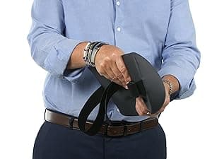 OPTP The Original McKenzie Slimline Lumbar Support – USA-Made Lower Back Support for Office Chair, Car Back Support, and Travel Lumbar Pillow. The Preferred Lumbar Cushion by Physical Therapists.