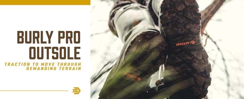 LaCrosse Alphaburly Pro 18" Hunting Boots for Men Featuring Waterproof Rubber, Adjustable Gusset, and EVA Footbed